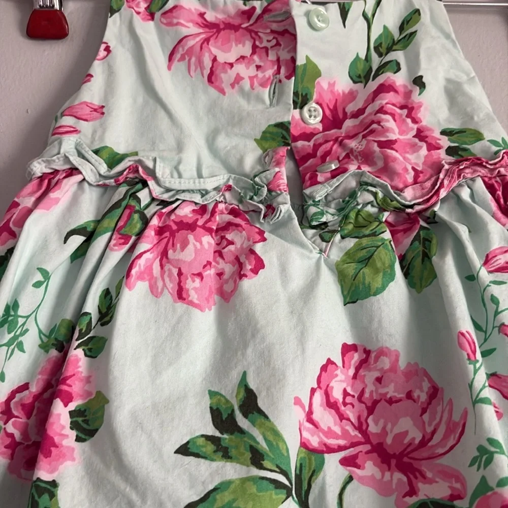 GYMBOREE FLORAL DRESS, 9-12 months